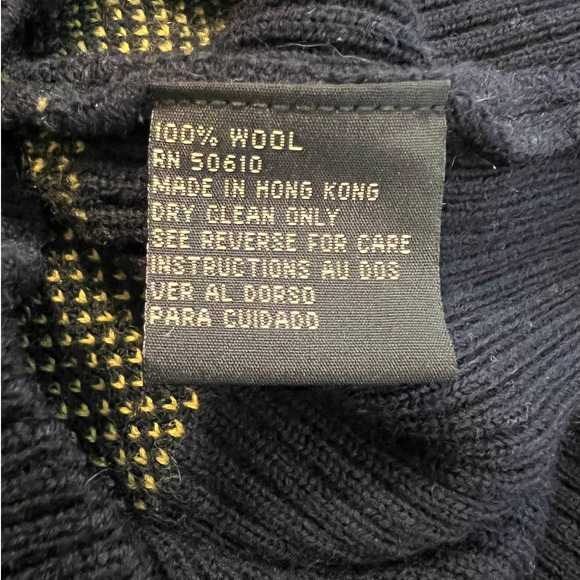 Vintage Kasper ASL Wool Cardigan with Zipper in Green Blue Plaid Size SP - Picture 5 of 5